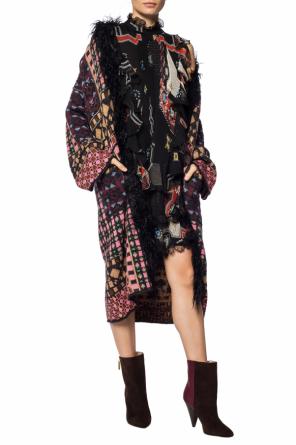 Coat with a fur finish, zdjęcie 2 Coat with a fur finish od Etro